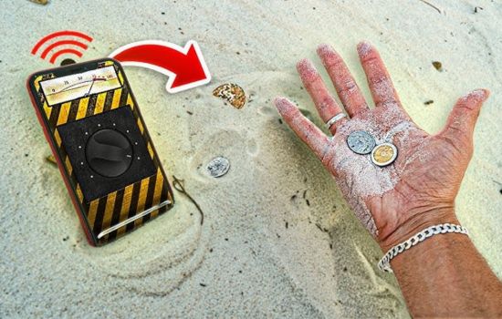 Explora el mundo de la detección de metales con tu teléfono móvil