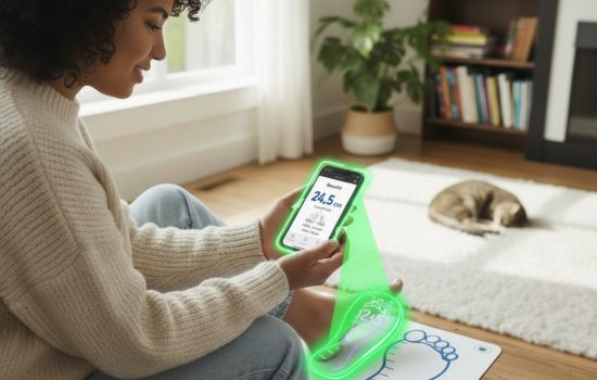 Encuentra la talla perfecta de calzado con solo medir tu pie desde tu celular