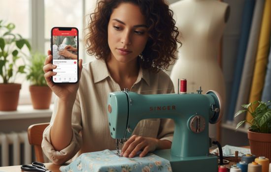 Aprende a coser con facilidad desde tu móvil