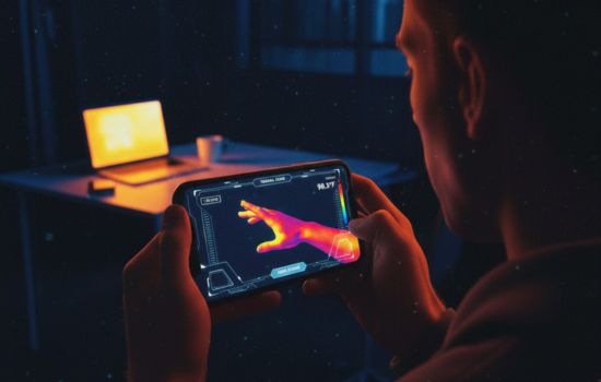 Descubre el mundo con visión térmica a través de tu celular